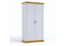 Кантри СБК-310.06 (сосна/рибек натур) Шкаф для одежды 2-х дверный