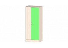 Буратино (зеленый) Шкаф для одежды (2 двери)