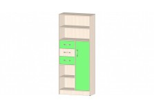 Буратино (зеленый) Шкаф-Стеллаж
