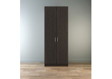 Лофт (капри) Шкаф 800 2-дверный для одежды (штанга) (венге)