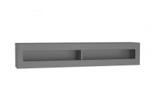Point (Поинт) (серый графит) ТИП-51 Шкаф навесной (горизонт. витрина)
